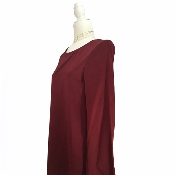 NWT Relative Pi Mahogany Berry Shift Dress - Picture 2 of 5
